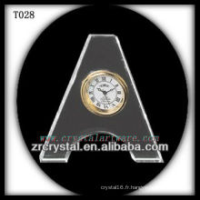 Magnifique horloge en cristal K9 T028